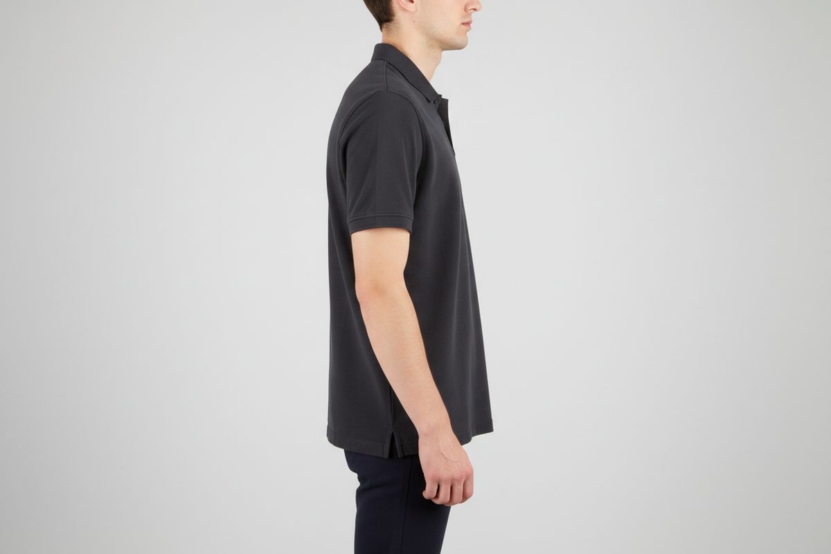 Charcoal Polo — Side