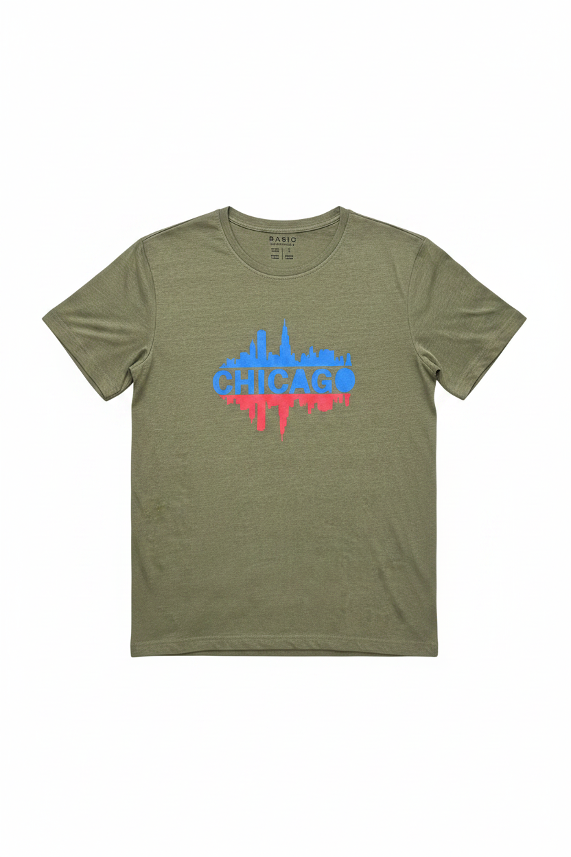 Chicago Tee – Flat Lay Front