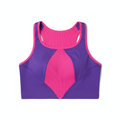 Color-Block Sports Bra - Flat Lay