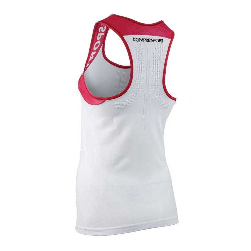 Compressport Trail & Running Shirt Tank  Woman White