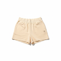 Cream Shorts - Flat Lay