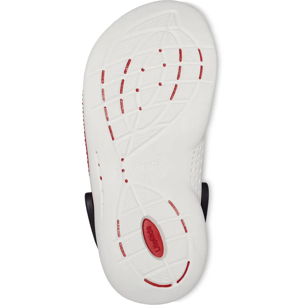 Crocs Literide 360 Clogs Black, Red & White - 206708