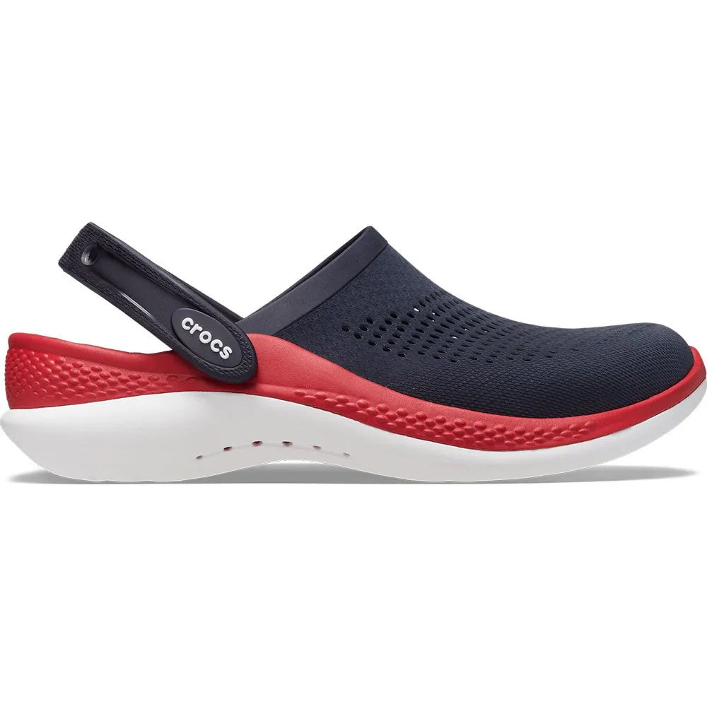 Crocs Literide 360 Clogs Black, Red & White - 206708