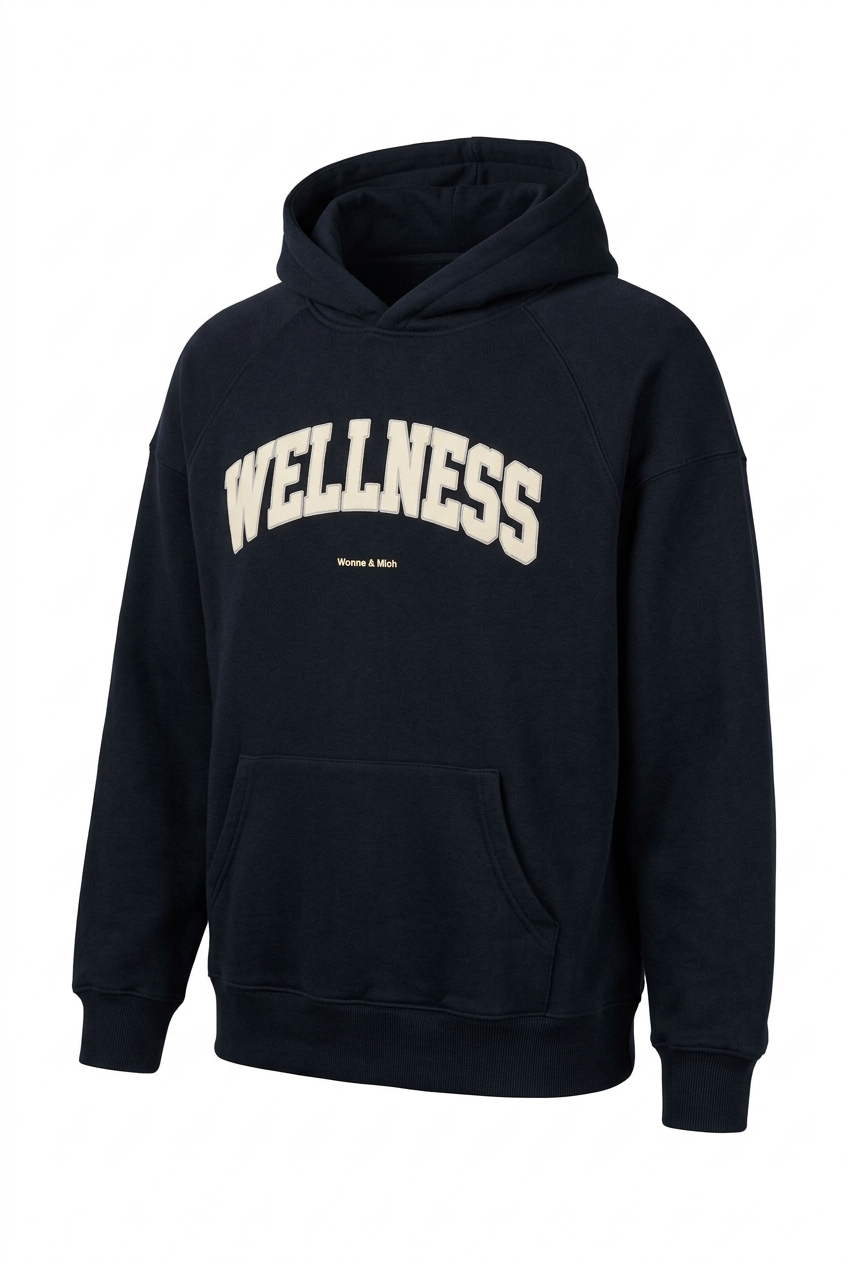 Swag M/Jan Wellness Men's Hooded - Black (Style WW238)