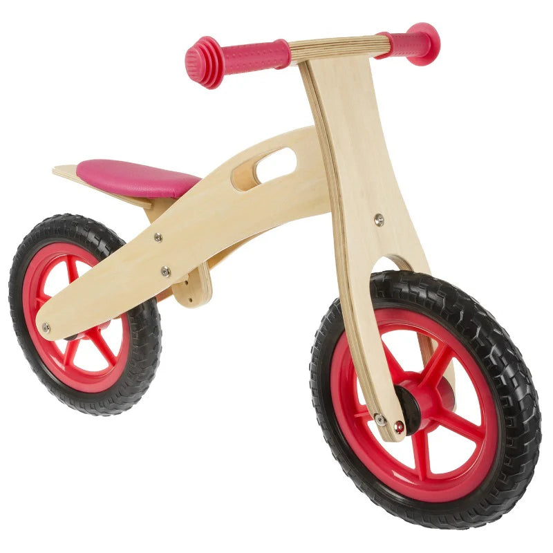 Anlen Walking Wooden Balance Bike 12 - Red