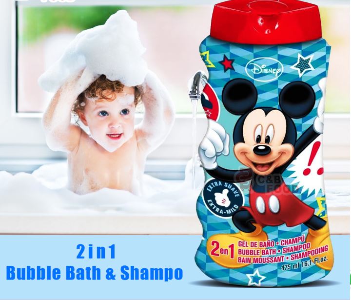 Lorenay - Disney Mickey Mouse 2in1 Bath & Shampoo - 475ml