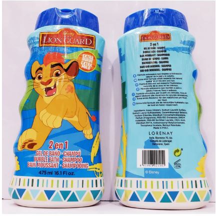 Lorenay - Disney The Loin Guard  2in1 Bath & Shampoo - 475ML