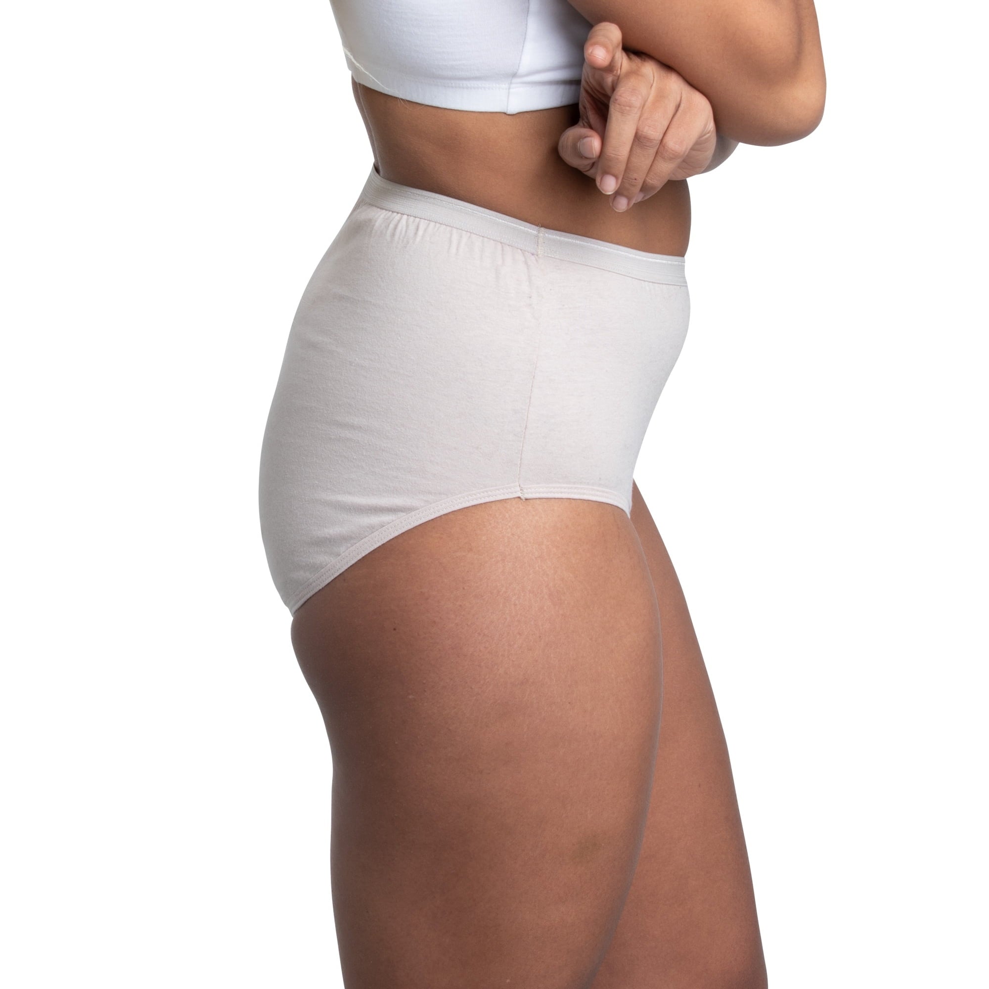 SIZE: 8/XL(PANT SIZE:14-16) - Fruit of the Loom Women's Cotton Brief Underwear, 10-Pack