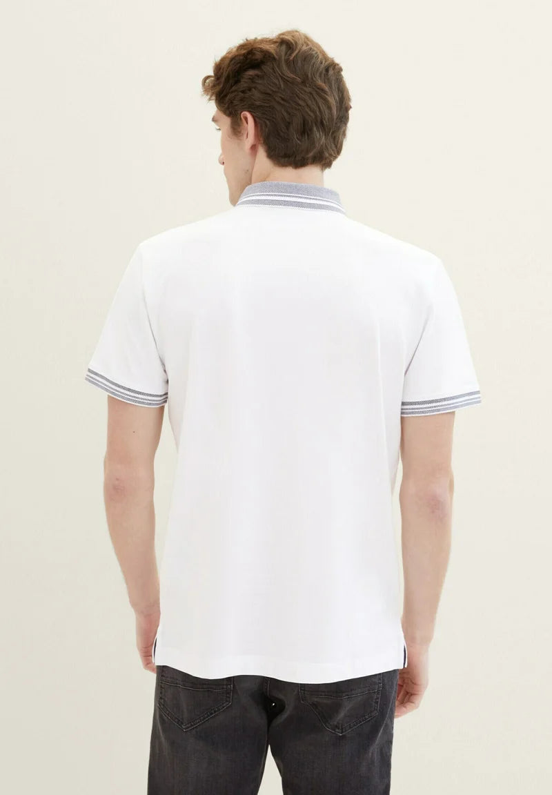 TOM TAILOR MIT LOGO - Polo shirt - white