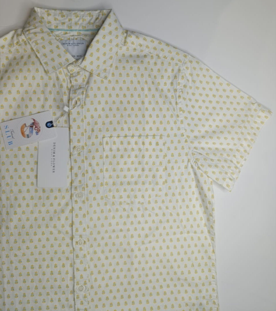 Denim & Flower Men’s Casual Cotton T-Shirt