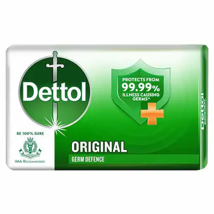 Dettol Original Antibacterial Active Germ Protection Bar Soap 100G