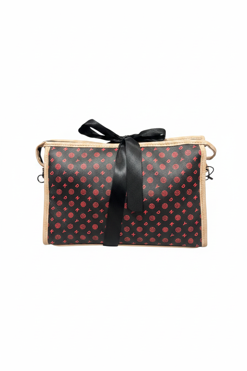 DKNY Pouch Set – Front with Bow