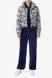 FILA  WOMEN JACKET LORETTA SNAPOFF SLV CROP PUFFR