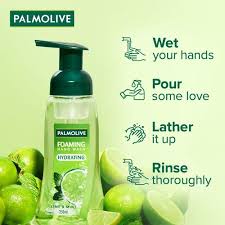 Palmolive Liquid Hand Soap Foam Pump Lime & Mint Liquid Hand Wash 250mL Green