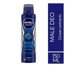 Nivea Men Fresh Active Original 48h Deodorant Spray For Men 150ML