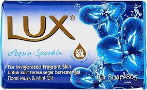 Lux Aqua Sparkle Bar Soap 80g - Invigorating Cleanse