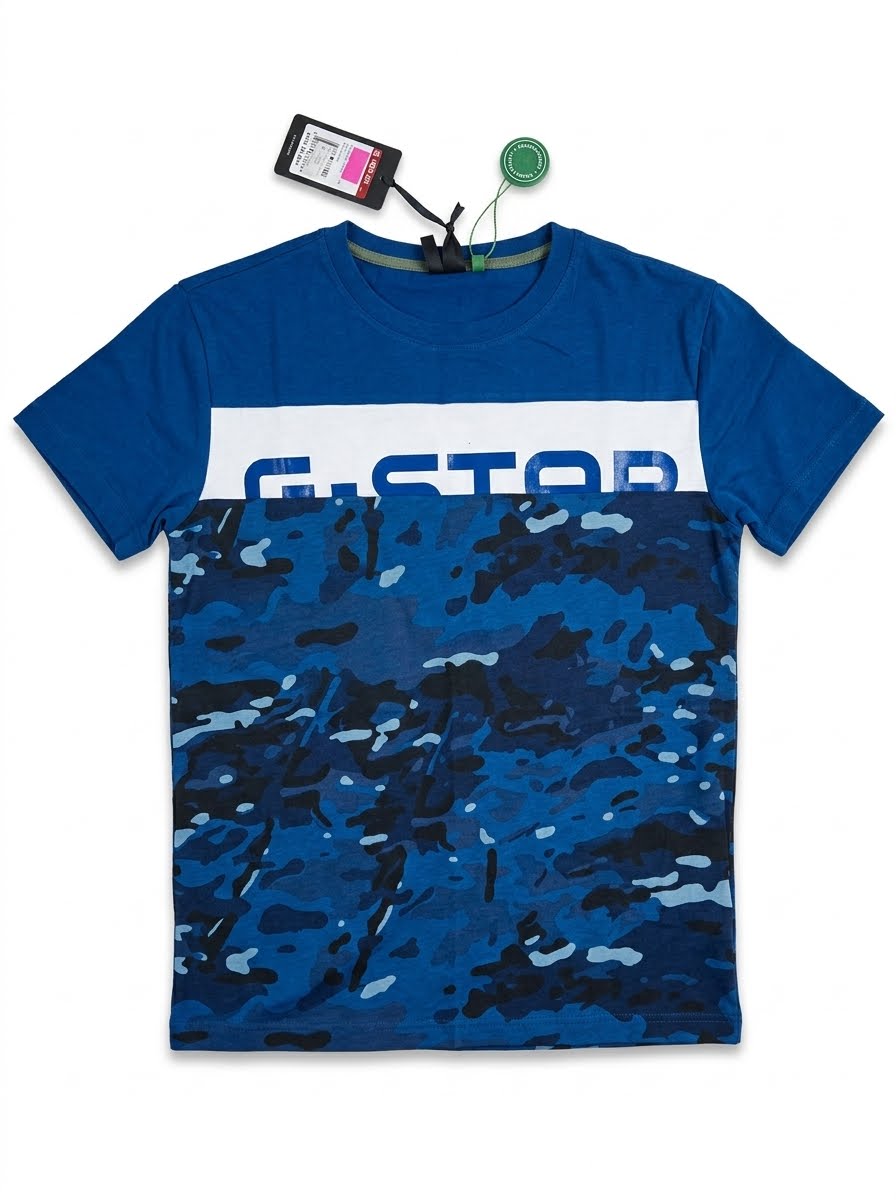 G STAR HUDSON BLUE TSHIRT