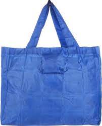 Folding Shopping Bag Small Travel Bag  (Blue)