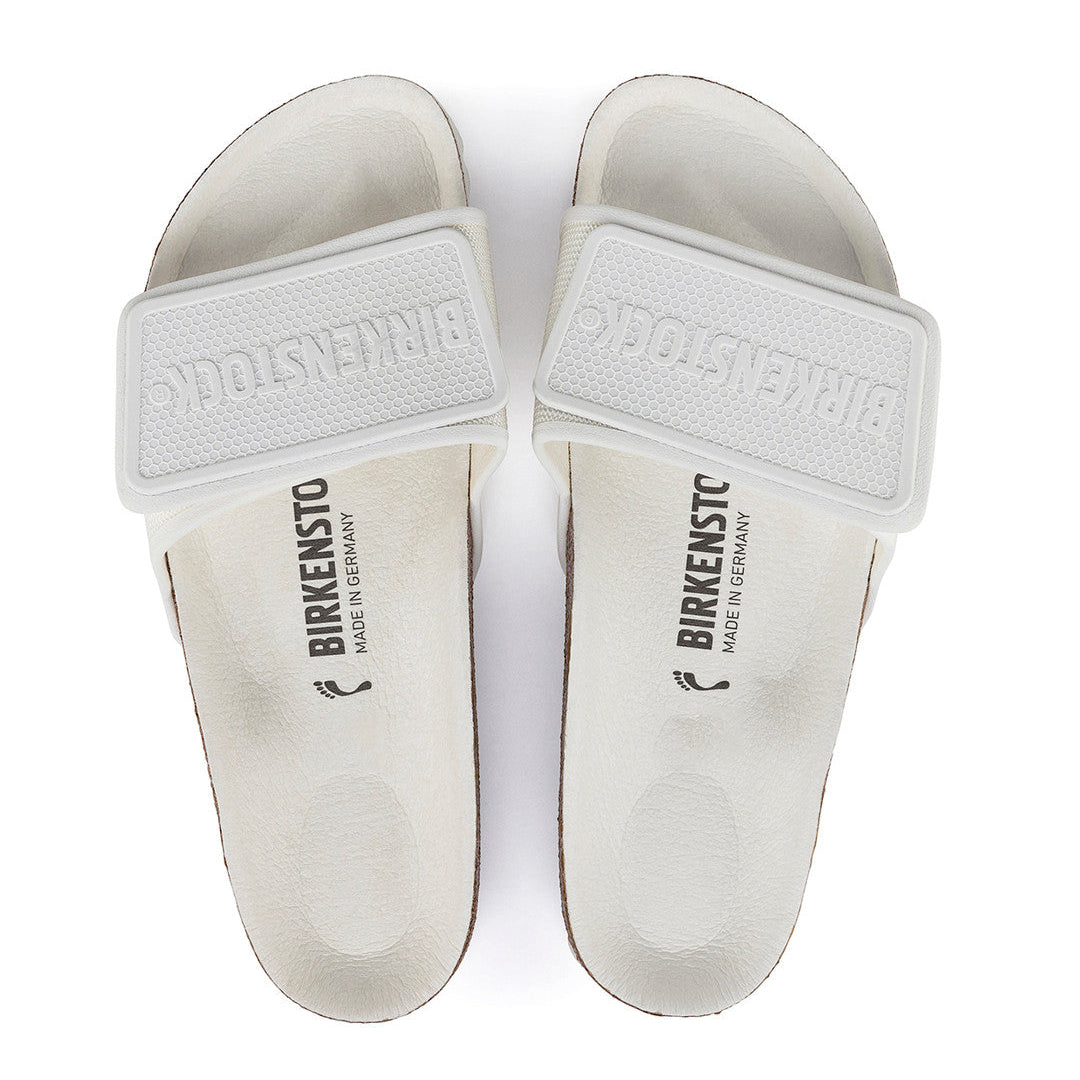 Birkenstock Tema White Regular Width Micro Fibre One-Strap Sandals ( WITHOUT BOX )