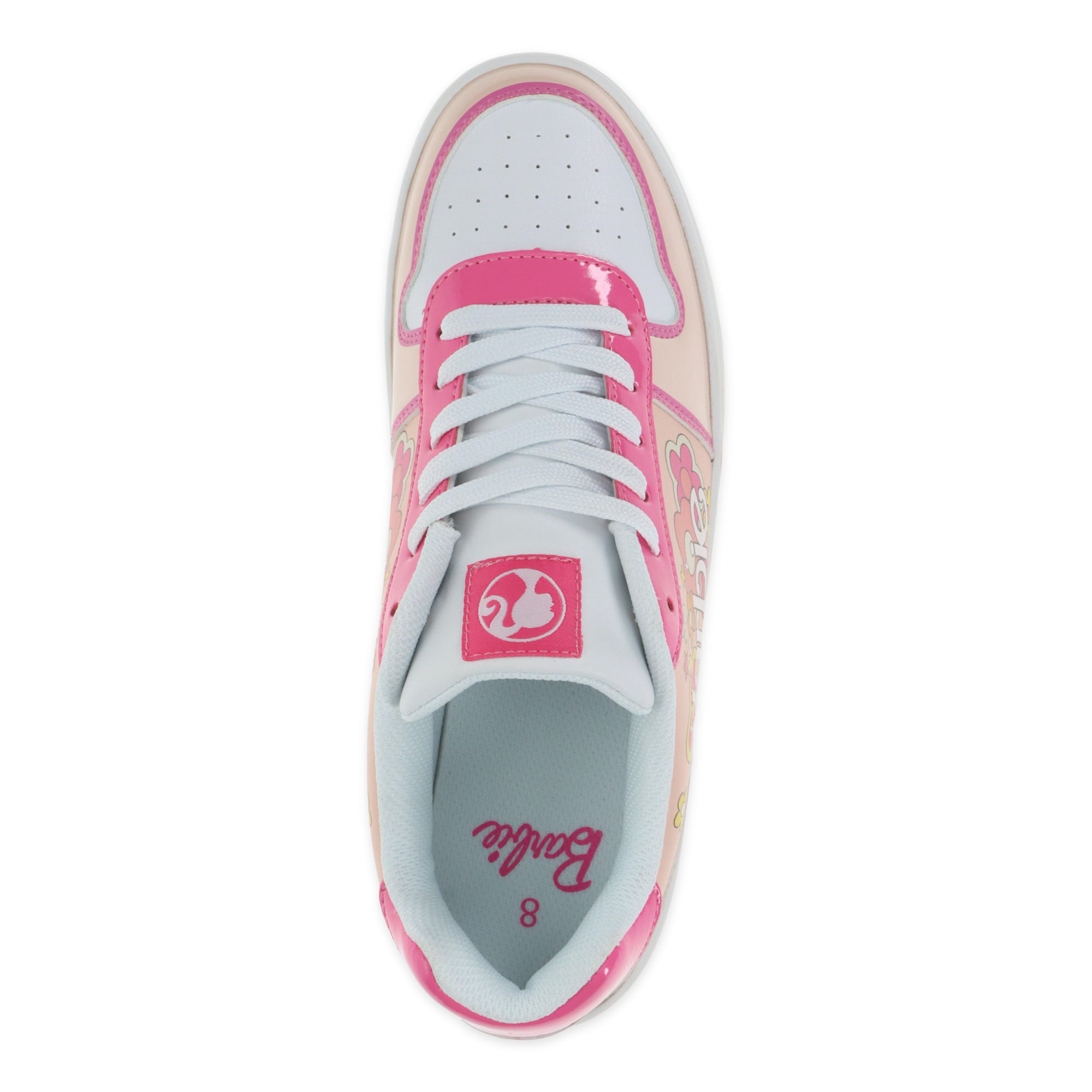 Women's Barbie by Mattel Pink Casual Court Sneaker