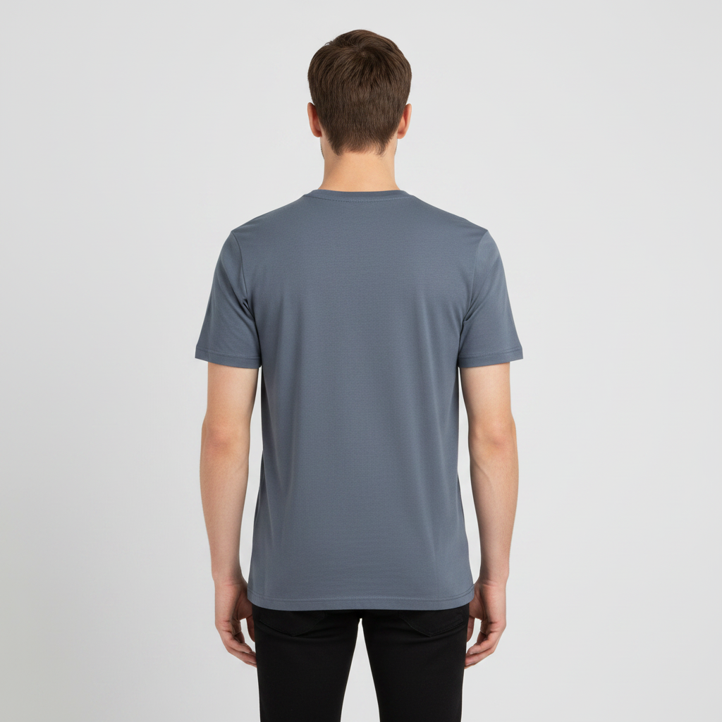EARTH Grey Tee – Back