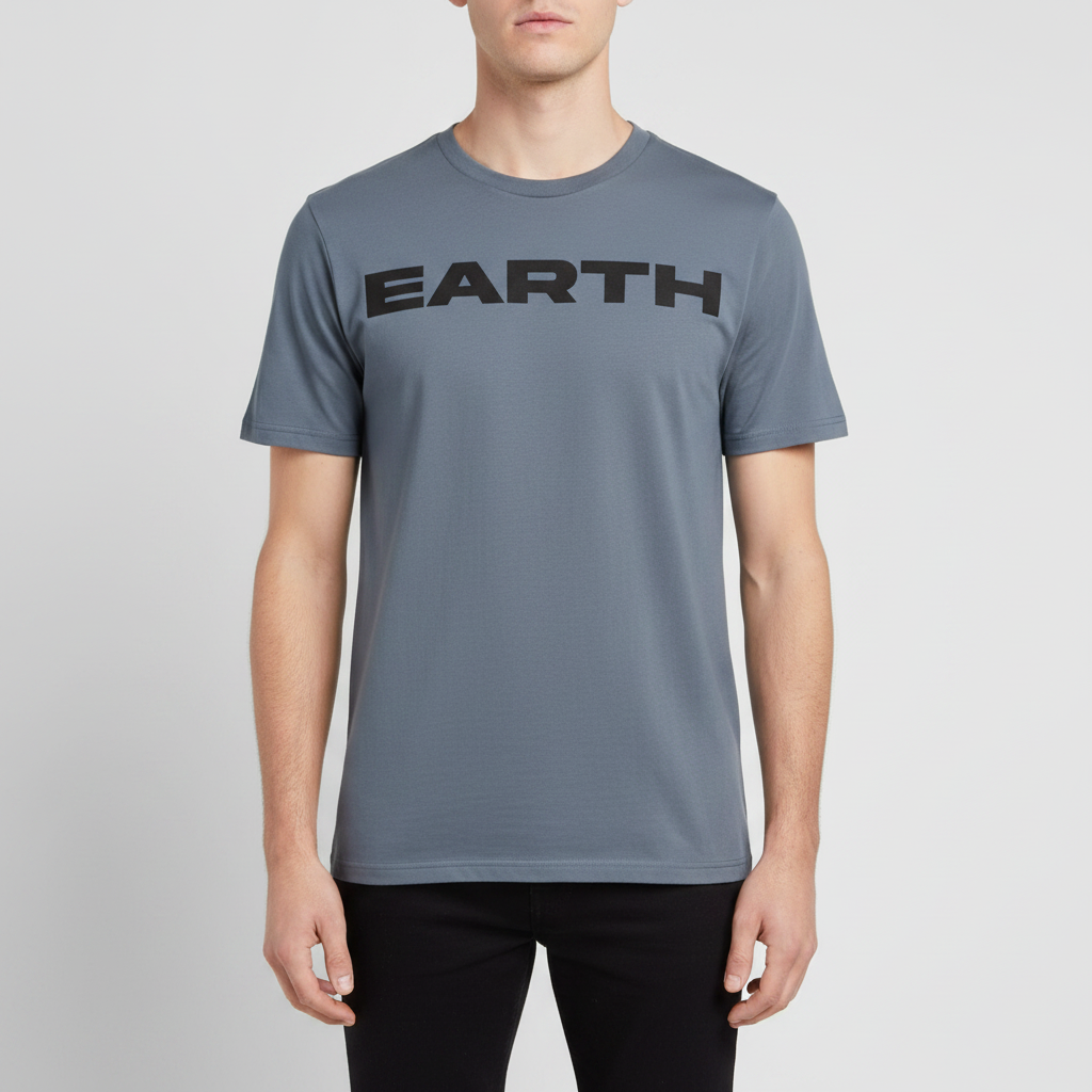 EARTH Grey Tee – Front