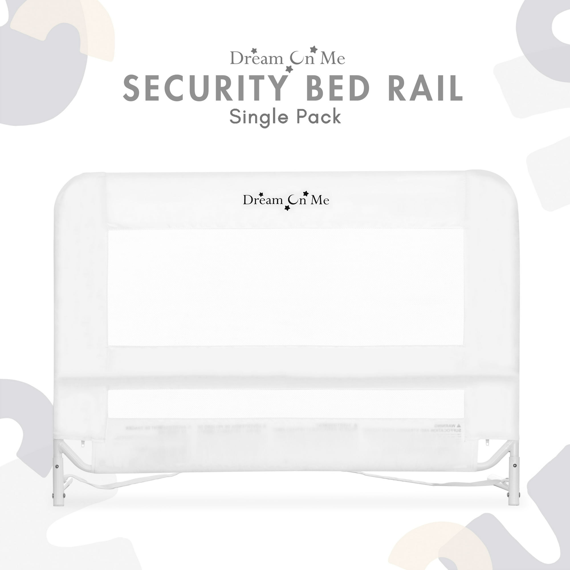 درابزين سرير شبكي خفيف الوزن قابل للتعديل وآمن مع نسيج شبكي قابل للتهوية باللون الأسود - 33 قدمًا طولًا و14 بوصة عرضًا و23 بوصة ارتفاعًا 