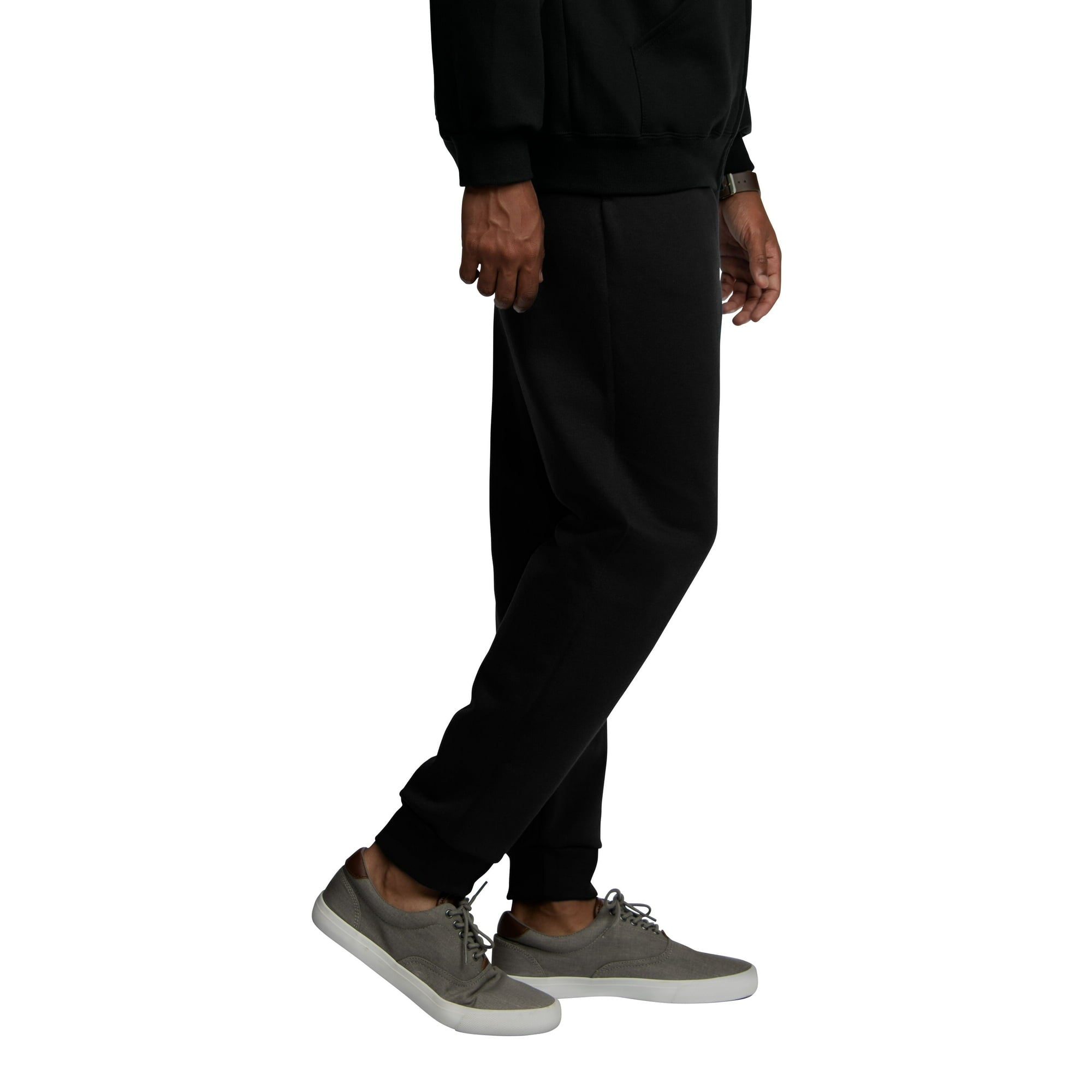 SIZE: L - Fruit of the Loom Men's EverSoft Fleece Jogger Sweatpants