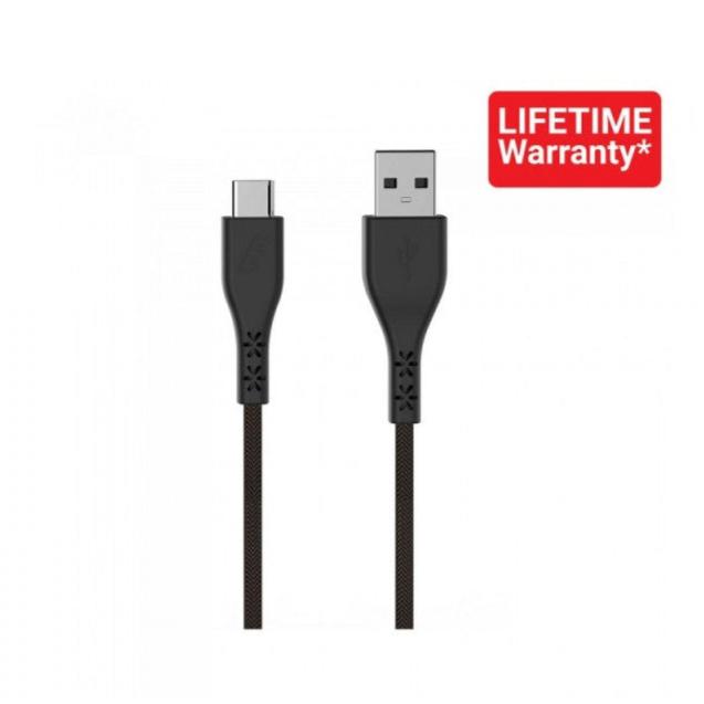 Energizer Hardcase USB-C Lifetime USB Cable 1.2m, Black