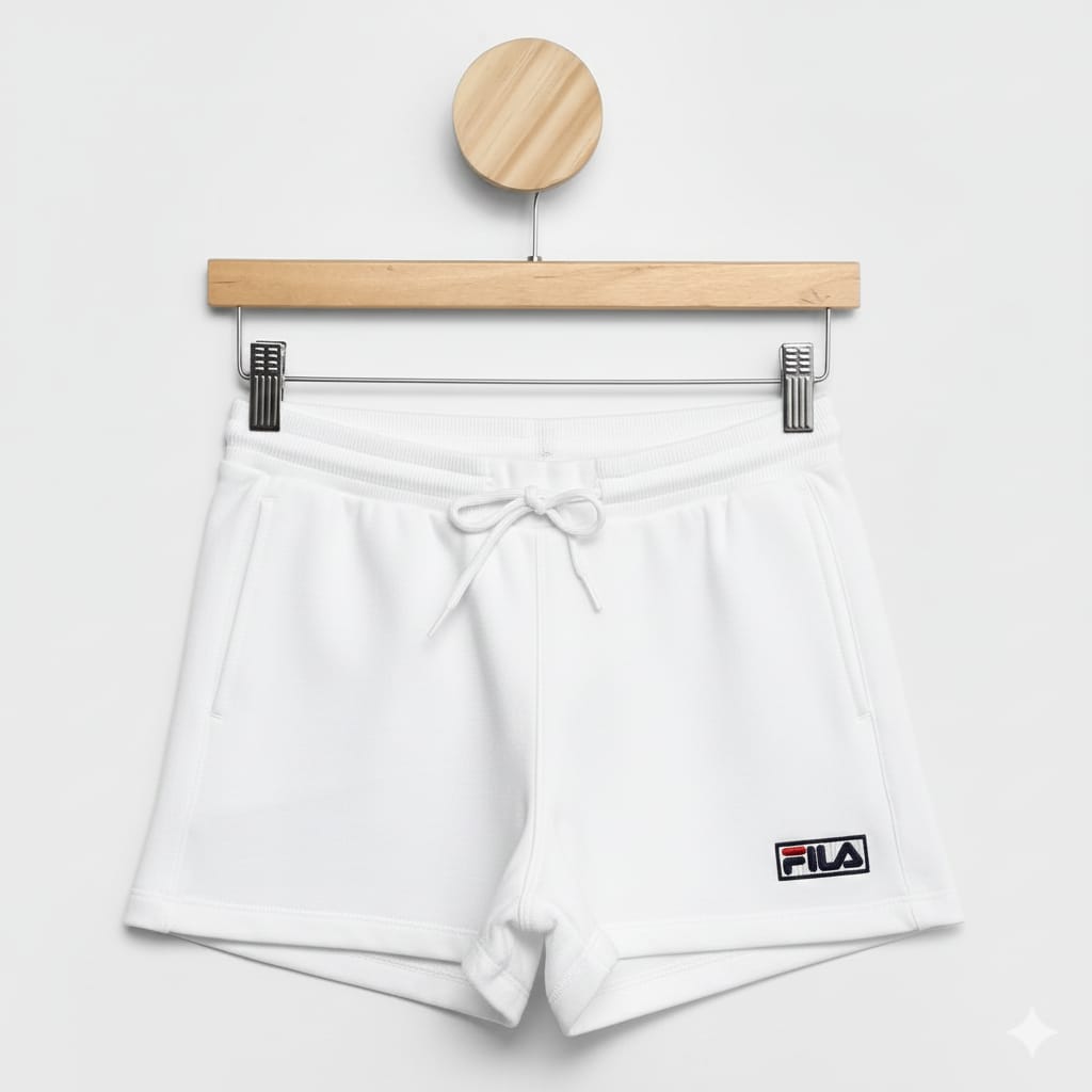 FILA WOMEN DIARA HIGH RISE SHORT WHITE