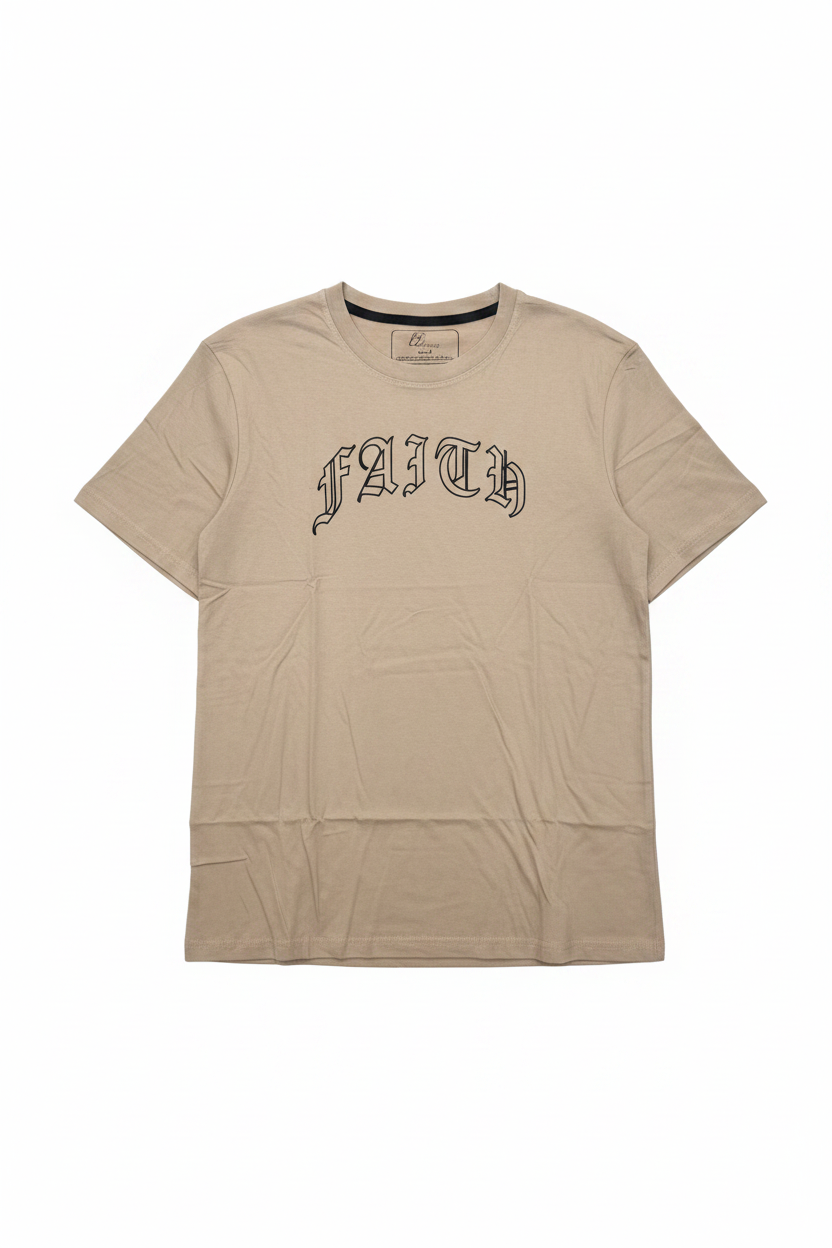Faith Tee - Flat Lay