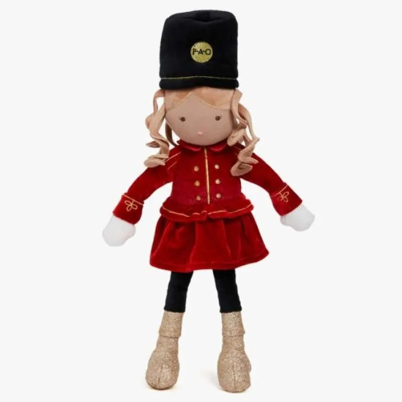 Boneka FAO Schwarz Soldier Girl Doll Blonde Hair 100% Original