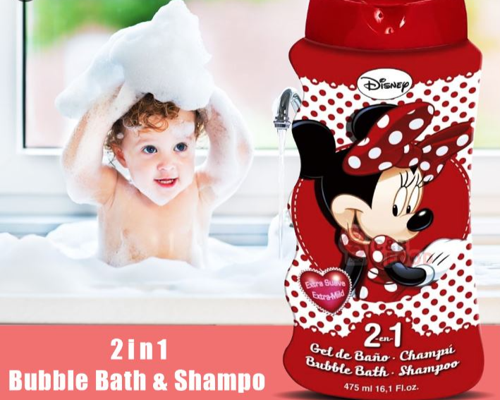 Lorenay - Disney Minnie Mouse 2in1 Bath & Shampoo - 475m