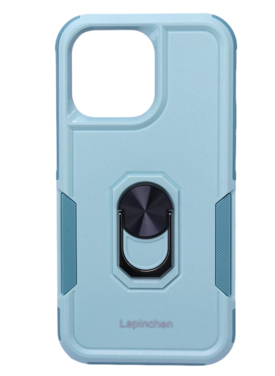 Lapinchen iPhone 14 pro max case with ring holder case light blue