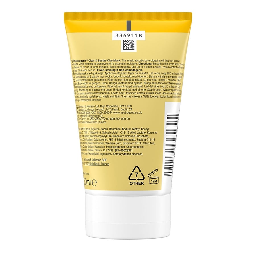 Neutrogena Clear and Soothe Clay Mask | 50ml