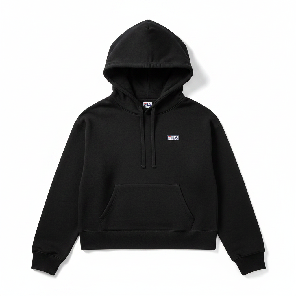 FILA Black Hoodie - Front