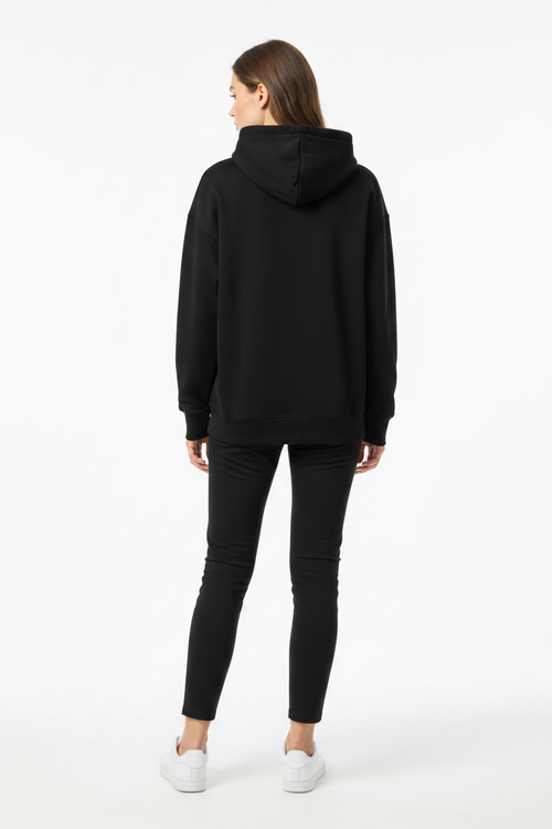 FILA Black Hoodie - Model Back