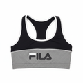 FILA Black Sports Bra - Flat Lay