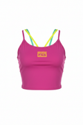 FILA Crop Tank Front White Background