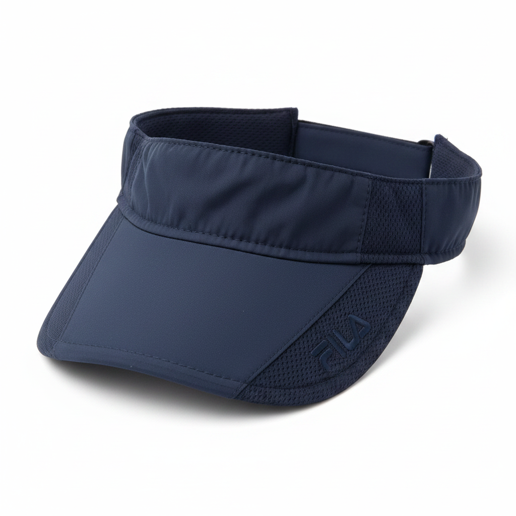 FILA Navy Visor - Flat Lay