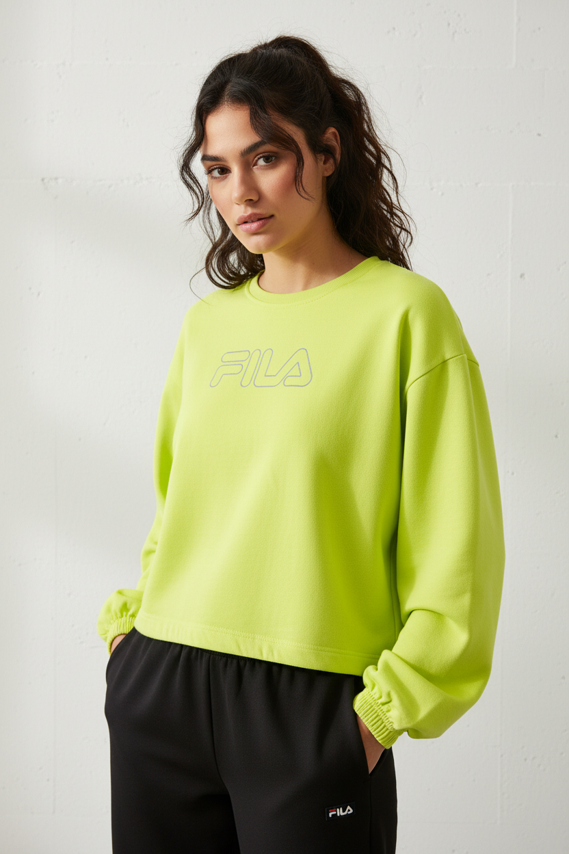 FILA Neon Sweatshirt - Model Front