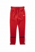 Fila NYC Red Sweatpants - White Background 3