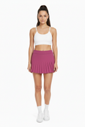 FILA Pink Tennis Skirt - Model Full with Face