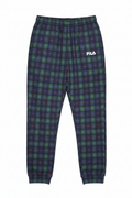 FILA Plaid Joggers White Background