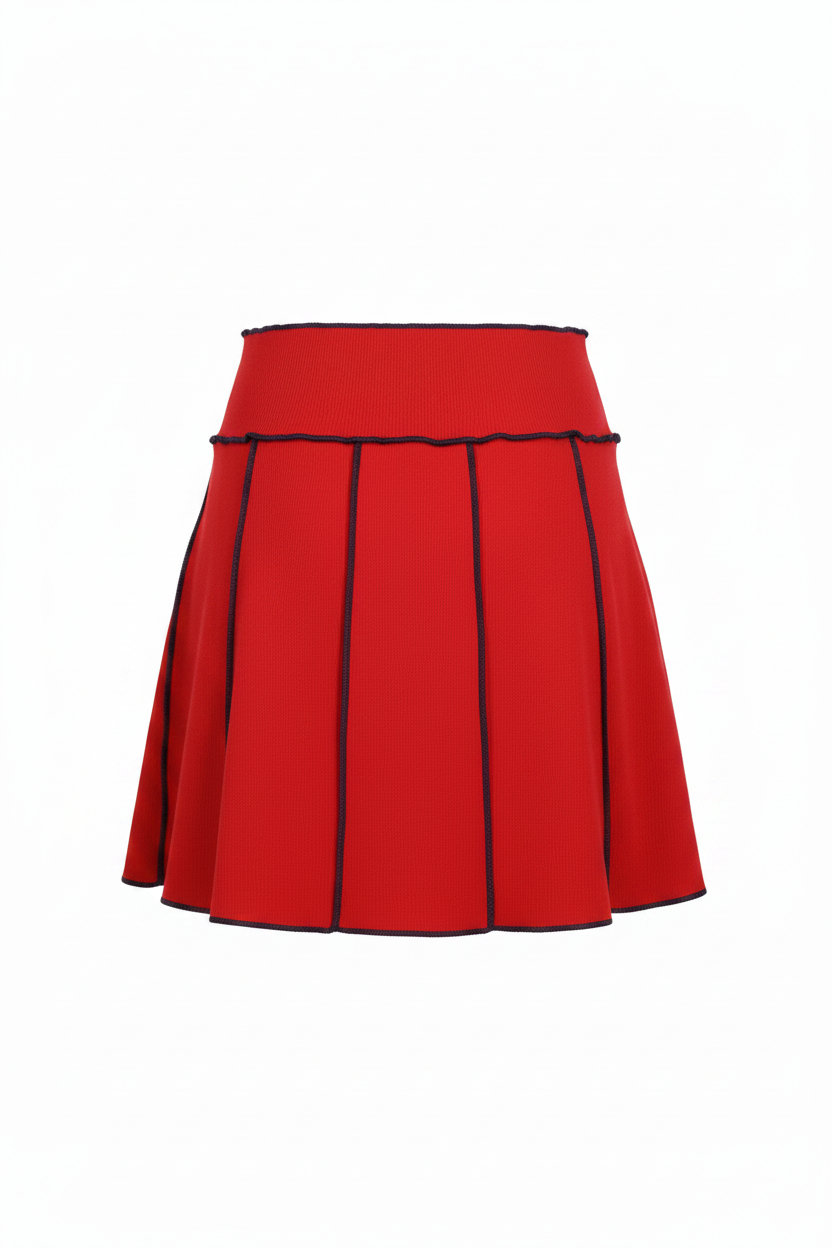 FILA Red Tennis Skirt - Back No Logo