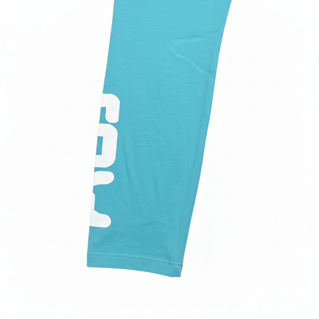 FILA Teal Leggings Detail