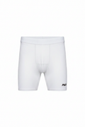 FILA White Compression Shorts - Front