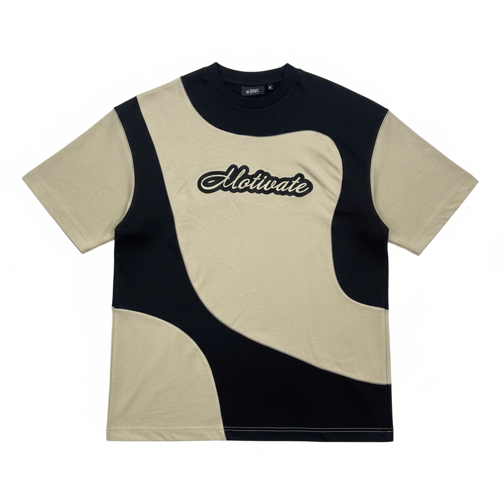 Flat Lay - Motivate Patchwork Tee