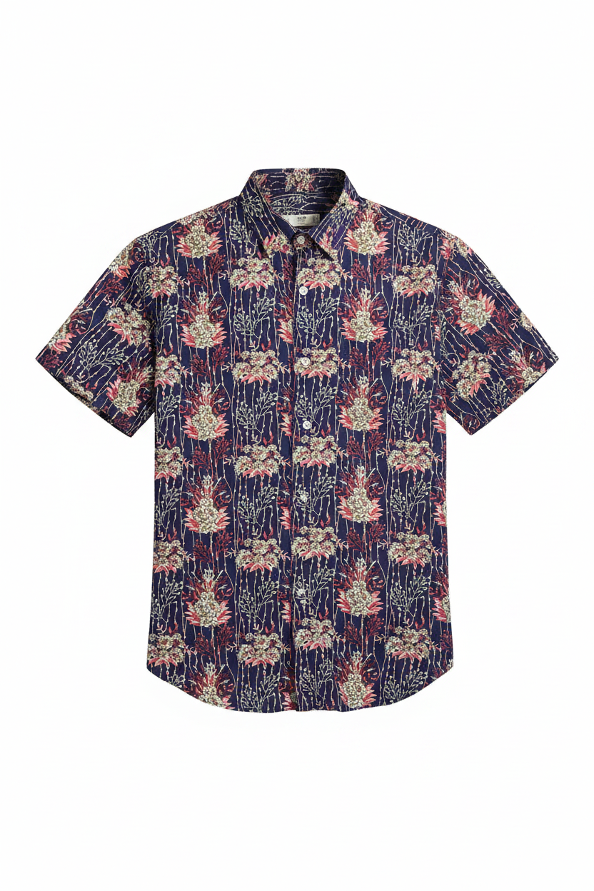 Floral Shirt - Front Flat Lay