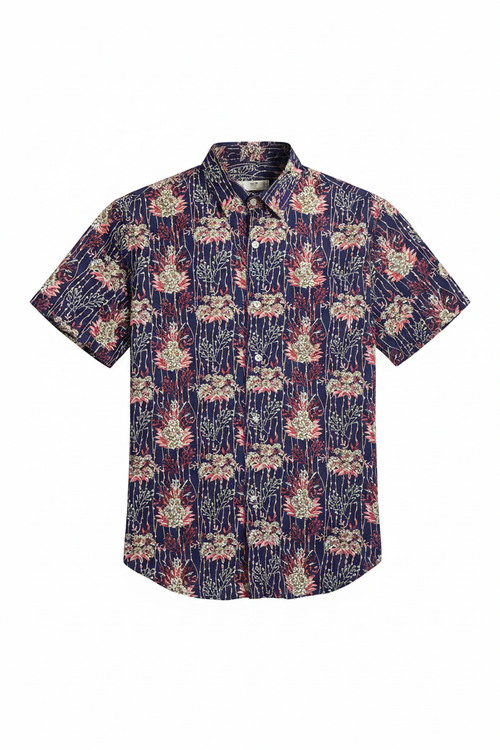 Floral Shirt - Front Flat Lay